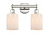 Edison Two Light Bath Vanity in Polished Nickel (405|616-2W-PN-G341) Edison Two Light Bath Vanity in Polished Nickel (405|616-2W-PN-G341)