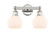 Edison Two Light Bath Vanity in Polished Nickel (405|616-2W-PN-G121-6)