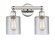Edison Two Light Bath Vanity in Polished Nickel (405|616-2W-PN-G112)