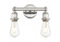 Edison Two Light Bath Vanity in Polished Nickel (405|616-2W-PN)