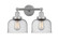 Edison Two Light Bath Vanity in Polished Chrome (405|616-2W-PC-G74)