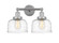 Edison Two Light Bath Vanity in Polished Chrome (405|616-2W-PC-G713)