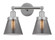 Edison Two Light Bath Vanity in Polished Chrome (405|616-2W-PC-G63)