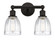 Edison Two Light Bath Vanity in Polished Chrome (405|616-2W-PC-G441)