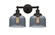 Edison Two Light Bath Vanity in Oil Rubbed Bronze (405|616-2W-OB-G73)