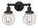 Edison Two Light Bath Vanity in Oil Rubbed Bronze (405|616-2W-OB-G202-6)