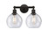 Edison Two Light Bath Vanity in Oil Rubbed Bronze (405|616-2W-OB-G124-8)