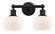 Edison Two Light Bath Vanity in Matte Black (405|616-2W-BK-G91)