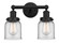 Edison Two Light Bath Vanity in Matte Black (405|616-2W-BK-G52)