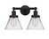 Edison Two Light Bath Vanity in Matte Black (405|616-2W-BK-G42)