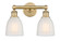 Edison Two Light Bath Vanity in Brushed Brass (405|616-2W-BB-G441)
