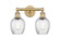 Edison Two Light Bath Vanity in Brushed Brass (405|616-2W-BB-G292)