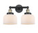 Edison Two Light Bath Vanity in Black Antique Brass (405|616-2W-BAB-G71)