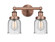Edison Two Light Bath Vanity in Antique Copper (405|616-2W-AC-G54)