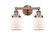 Edison Two Light Bath Vanity in Antique Copper (405|616-2W-AC-G51)