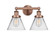 Edison Two Light Bath Vanity in Antique Copper (405|616-2W-AC-G42) Edison Two Light Bath Vanity in Antique Copper (405|616-2W-AC-G42)