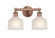 Edison Two Light Bath Vanity in Antique Copper (405|616-2W-AC-G411) Edison Two Light Bath Vanity in Antique Copper (405|616-2W-AC-G411)