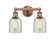 Edison Two Light Bath Vanity in Antique Copper (405|616-2W-AC-G259)