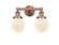 Edison Two Light Bath Vanity in Antique Copper (405|616-2W-AC-G201-6)