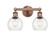 Edison Two Light Bath Vanity in Antique Copper (405|616-2W-AC-G122-6)