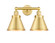 Franklin Restoration Two Light Bath Vanity in Antique Brass (405|616-2W-AB-M13-AB)