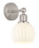 Edison One Light Wall Sconce in Brushed Satin Nickel (405|616-1W-SN-G124-6)