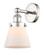 Edison One Light Wall Sconce in Polished Nickel (405|616-1W-PN-G61)