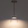 Chandra LED Mini Pendant in Brushed Nickel (34|PD-87208-BN)