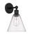 Edison One Light Wall Sconce in Matte Black (405|616-1W-BK-GBC-84)