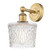 Edison One Light Wall Sconce in Brushed Brass (405|616-1W-BB-G402)