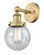 Edison One Light Wall Sconce in Brushed Brass (405|616-1W-BB-G204-6)