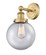 Edison One Light Wall Sconce in Brushed Brass (405|616-1W-BB-G202-8)