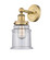 Edison One Light Wall Sconce in Brushed Brass (405|616-1W-BB-G184)