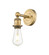 Edison One Light Wall Sconce in Brushed Brass (405|616-1W-BB) Edison One Light Wall Sconce in Brushed Brass (405|616-1W-BB)