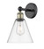 Edison One Light Wall Sconce in Black Antique Brass (405|616-1W-BAB-GBC-82)