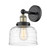 Edison One Light Wall Sconce in Black Antique Brass (405|616-1W-BAB-G713)