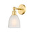 Edison One Light Wall Sconce in Black Antique Brass (405|616-1W-BAB-G441)