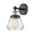 Edison One Light Wall Sconce in Black Antique Brass (405|616-1W-BAB-G172)