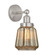 Edison One Light Wall Sconce in Black Antique Brass (405|616-1W-BAB-G146)