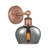 Edison One Light Wall Sconce in Antique Copper (405|616-1W-AC-G93)
