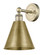 Edison One Light Wall Sconce in Antique Brass (405|616-1W-AB-MBC-8-AB)