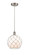 Edison One Light Mini Pendant in Brushed Satin Nickel (405|616-1P-SN-G121-10RW)