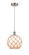 Edison One Light Mini Pendant in Brushed Satin Nickel (405|616-1P-SN-G121-10RB)
