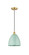Edison One Light Mini Pendant in Satin Gold (405|616-1P-SG-MBD-9-SF)