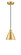 Edison LED Mini Pendant in Satin Gold (405|616-1P-SG-M8-LED)