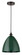Edison LED Mini Pendant in Polished Nickel (405|616-1P-PN-MBD-12-GR-LED)