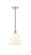 Edison One Light Mini Pendant in Polished Nickel (405|616-1P-PN-GBD-91)