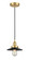 Edison One Light Mini Pendant in Satin Gold (405|616-1PH-SG-M6-BK)
