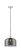 Edison One Light Mini Pendant in Polished Nickel (405|616-1PH-PN-G73-L)