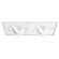 Tesla LED Multiple Two Light Invisible Trim with Light Engine in White (34|MT-5LD225TL-F40-WT)